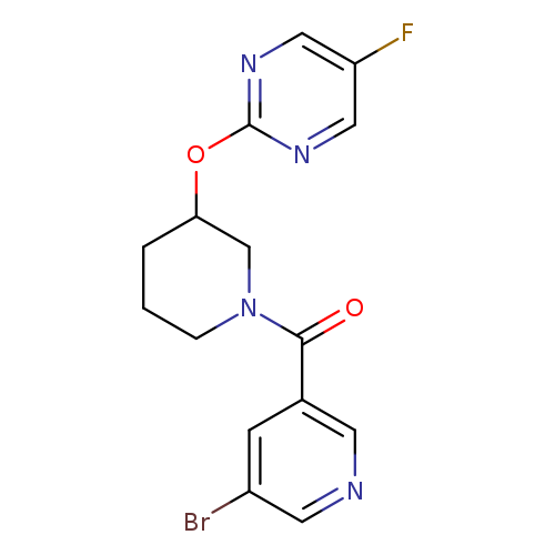 2-{[1-(5-bromopyridine-3-carbonyl)piperidin-3-yl]oxy}-5-fluoropyrimidine