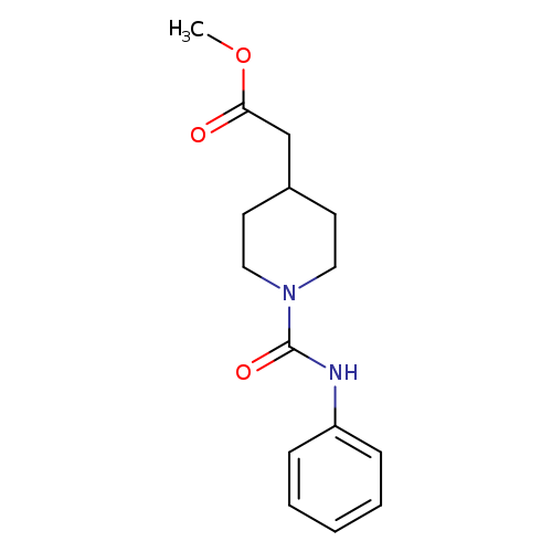 Methyl [1-(anilinocarbonyl)piperidin-4-yl]acetate