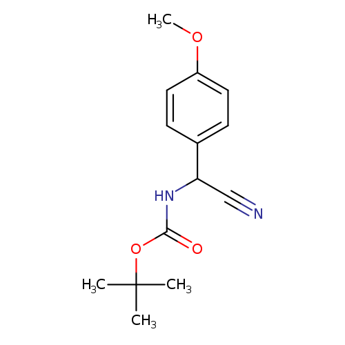 tert-butyl N-[cyano(4-methoxyphenyl)methyl]carbamate