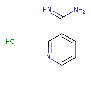 3-Pyridinecarboximidamide, 6-fluoro-, hydrochloride (1:1)