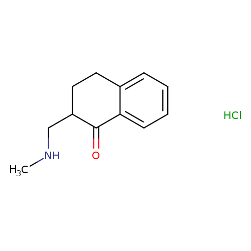 3,4-dihydro-2-[(methylamino)methyl]-1(2H)-naphthalenone,monohydrochloride