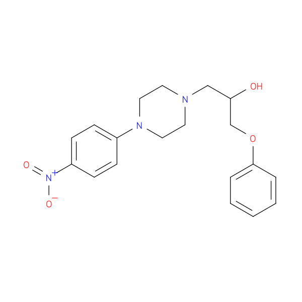 1-[4-(4-nitrophenyl)piperazin-1-yl]-3-phenoxypropan-2-ol
