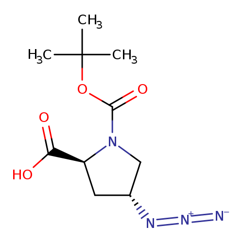 (2S,4R)-4-azido-1-[(tert-butoxy)carbonyl]pyrrolidine-2-carboxylic acid
