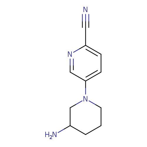 5-(3-aminopiperidin-1-yl)pyridine-2-carbonitrile