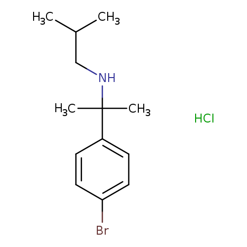 [2-(4-bromophenyl)propan-2-yl](2-methylpropyl)amine hydrochloride