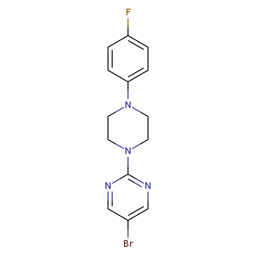 5-bromo-2-[4-(4-fluorophenyl)piperazin-1-yl]pyrimidine