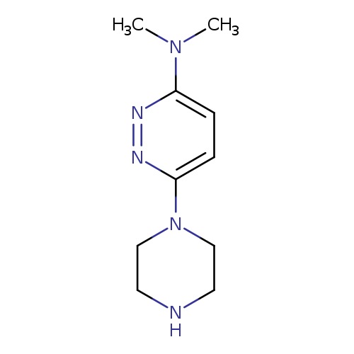N,N-dimethyl-6-(piperazin-1-yl)pyridazin-3-amine