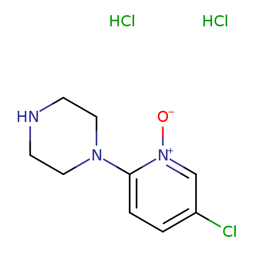 5-chloro-2-(piperazin-1-yl)pyridin-1-ium-1-olatedihydrochloride
