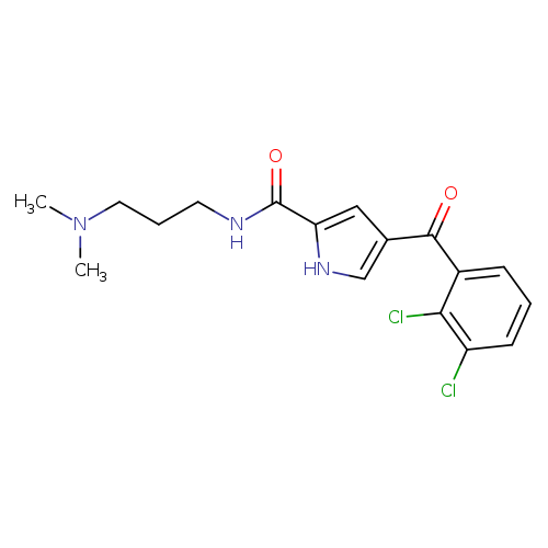 4-(2,3-dichlorobenzoyl)-N-[3-(dimethylamino)propyl]-1H-pyrrole-2-carboxamide