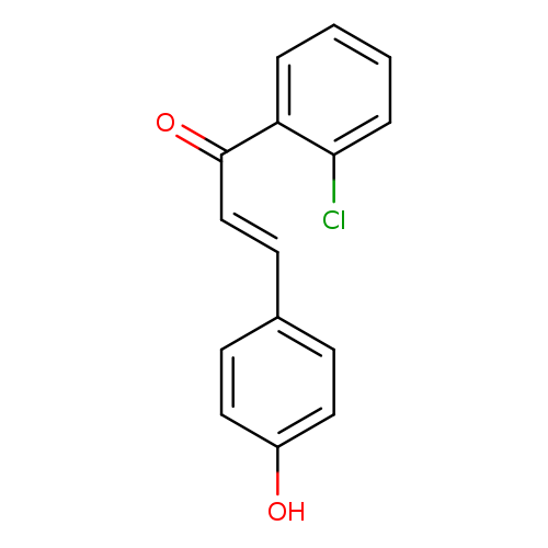 (2E)-1-(2-chlorophenyl)-3-(4-hydroxyphenyl)prop-2-en-1-one