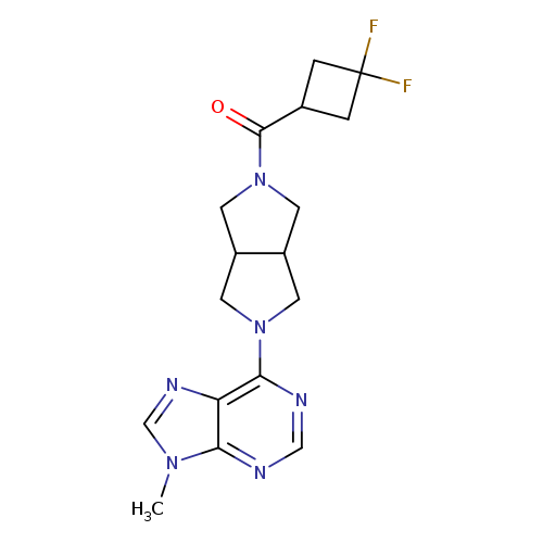 6-[5-(3,3-difluorocyclobutanecarbonyl)-octahydropyrrolo[3,4-c]pyrrol-2-yl]-9-methyl-9H-purine