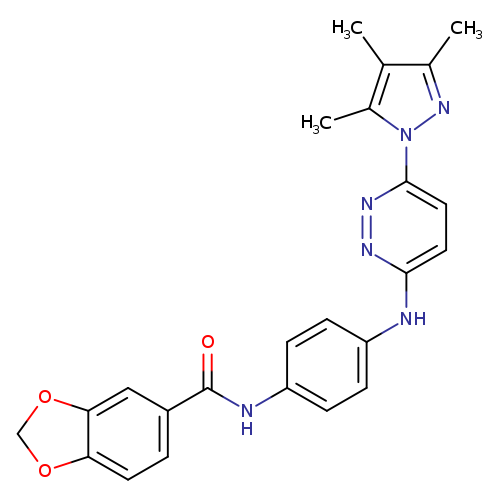 N-(4-{[6-(3,4,5-trimethyl-1H-pyrazol-1-yl)pyridazin-3-yl]amino}phenyl)-2H-1,3-benzodioxole-5-carboxamide