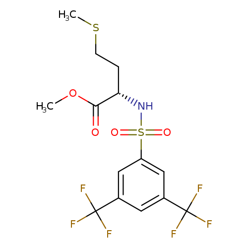 N-[3,5-Bis(trifluoromethyl)benzenesulfonyl]-l-methionine methyl ester