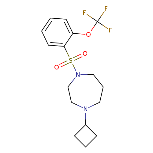 1-cyclobutyl-4-[2-(trifluoromethoxy)benzenesulfonyl]-1,4-diazepane