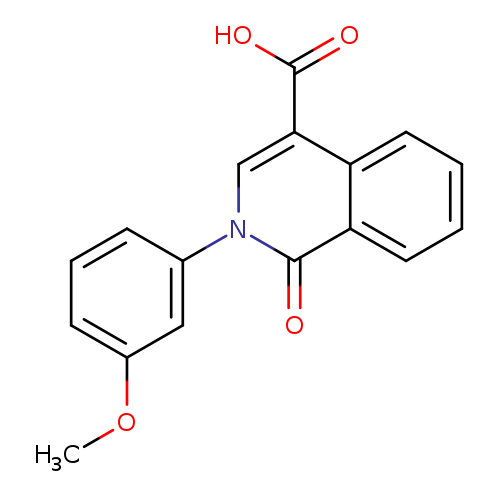 2-(3-Methoxyphenyl)-1-oxo-1,2-dihydroisoquinoline-4-carboxylic acid