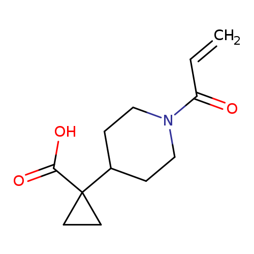 1-[1-(prop-2-enoyl)piperidin-4-yl]cyclopropane-1-carboxylicacid