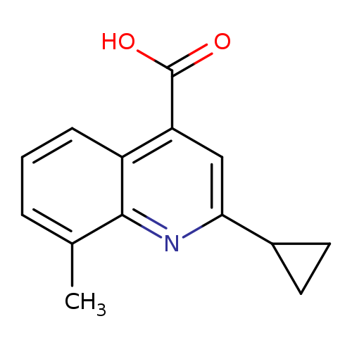 2-Cyclopropyl-8-methylquinoline-4-carboxylic acid