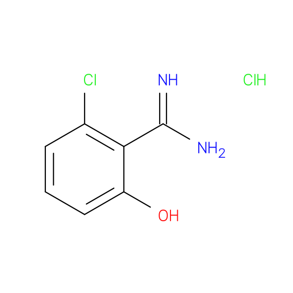 2-Chloro-6-hydroxybenzene-1-carboximidamide hydrochloride