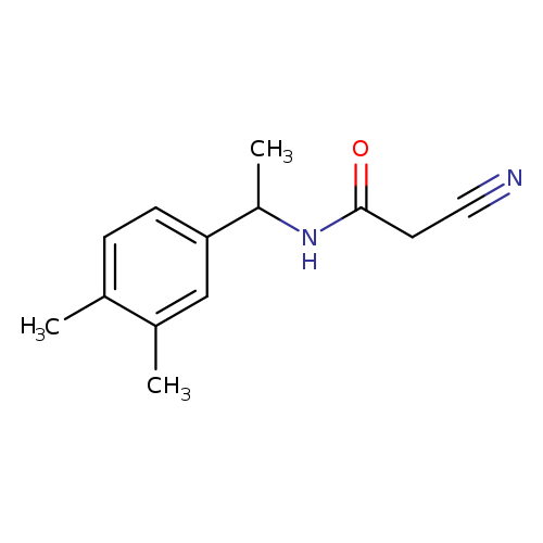 2-Cyano-n-[1-(3,4-dimethylphenyl)ethyl]acetamide