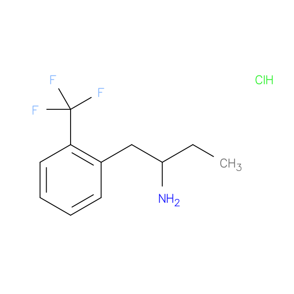 1-[2-(trifluoromethyl)phenyl]butan-2-amine hydrochloride