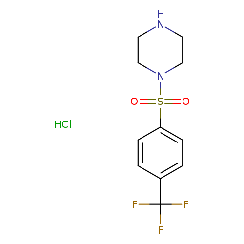 1-(4-Trifluoromethyl-benzenesulfonyl)-piperazine hydrochloride