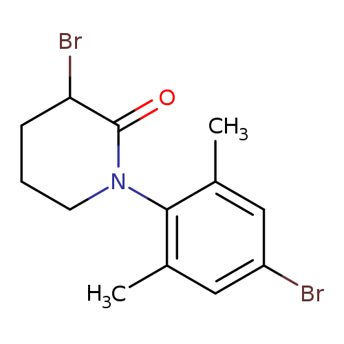 3-bromo-1-(4-bromo-2,6-dimethylphenyl)piperidin-2-one