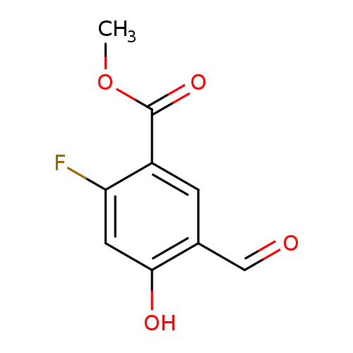Methyl 2-fluoro-5-formyl-4-hydroxybenzoate