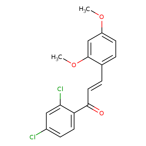 (2E)-1-(2,4-dichlorophenyl)-3-(2,4-dimethoxyphenyl)prop-2-en-1-one