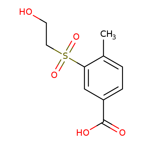 3-(2-hydroxyethanesulfonyl)-4-methylbenzoic acid