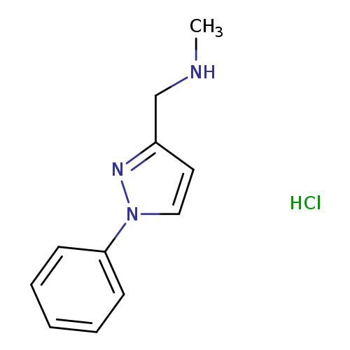 methyl[(1-phenyl-1H-pyrazol-3-yl)methyl]amine hydrochloride