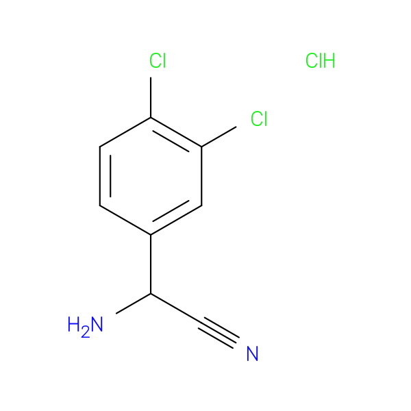 2-amino-2-(3,4-dichlorophenyl)acetonitrile hydrochloride