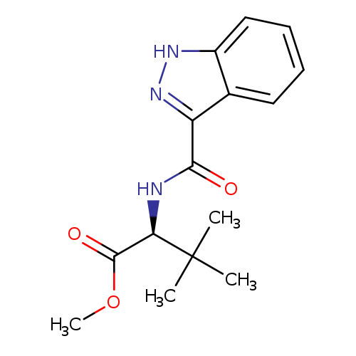 Methyl (S)-2-(1H-indazole-3-carboxamido)-3,3-dimethylbutanoate