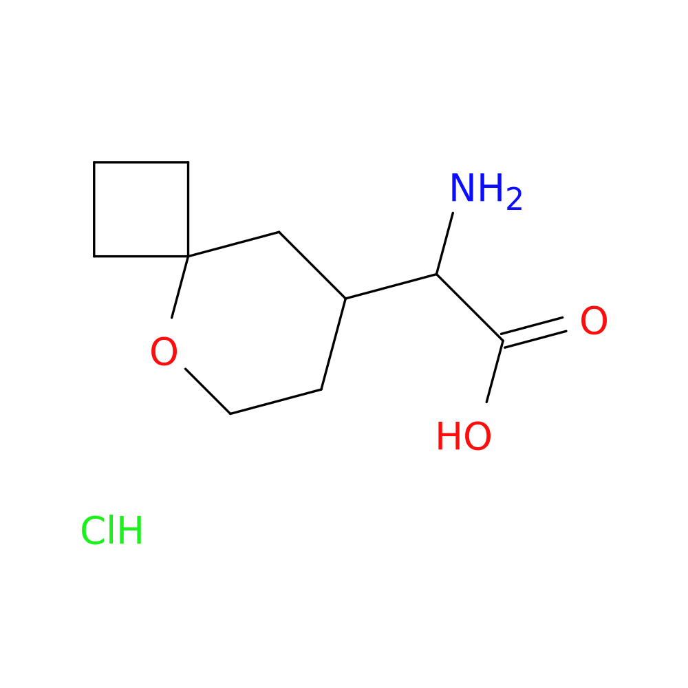 2-amino-2-{5-oxaspiro[3.5]nonan-8-yl}acetic acid hydrochloride