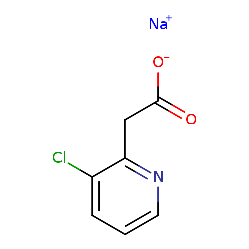 2-Pyridineacetic acid, 3-chloro-, sodium salt (1:1)