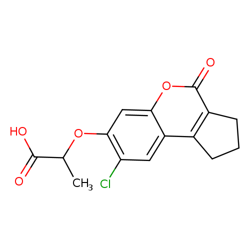 2-[(8-Chloro-4-oxo-1,2,3,4-tetrahydrocyclopenta[c]chromen-7-yl)oxy]propanoic acid