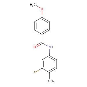 N-(3-Fluoro-4-methylphenyl)-4-methoxybenzamide