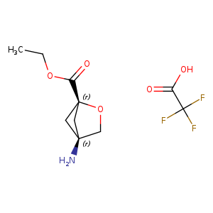 ethyl 4-amino-2-oxabicyclo[2.1.1]hexane-1-carboxylate; trifluoroacetic acid