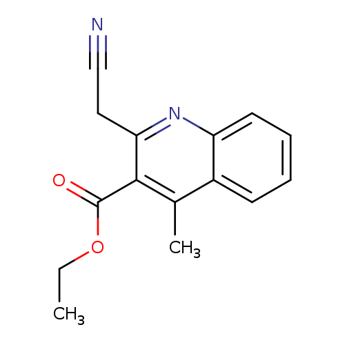 ethyl 2-(cyanomethyl)-4-methylquinoline-3-carboxylate