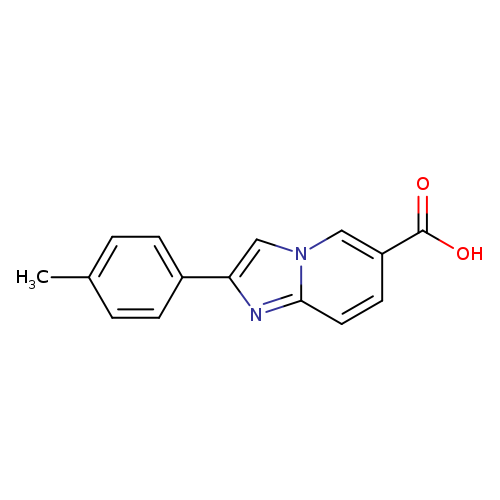 2-(4-methylphenyl)imidazo[1,2-a]pyridine-6-carboxylic acid