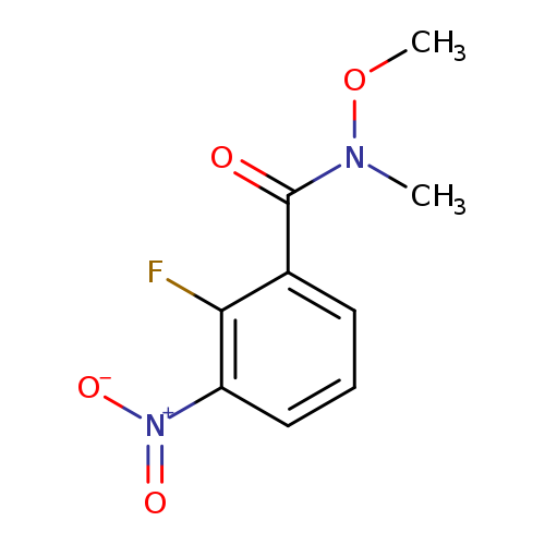 2-Fluoro-3-nitro-n-methoxy-n-methylbenzamide