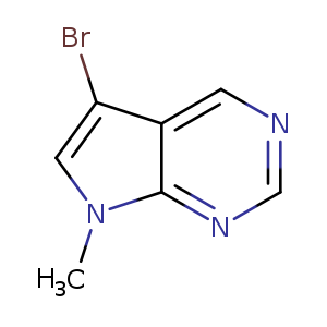 7H-Pyrrolo[2,3-d]pyrimidine, 5-bromo-7-methyl-