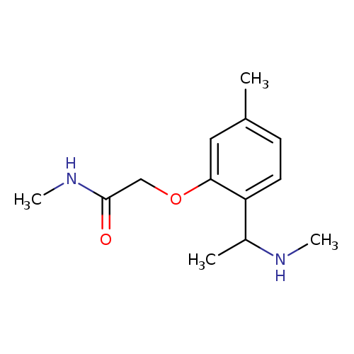 N-methyl-2-{5-methyl-2-[1-(methylamino)ethyl]phenoxy}acetamide