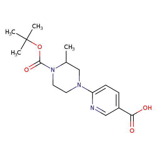 4-(5-CARBOXY-(PYRIDIN-2-YL))-2-METHYL-PIPERAZINE-1-CARBOXYLIC ACID TERT-BUTYL ESTER