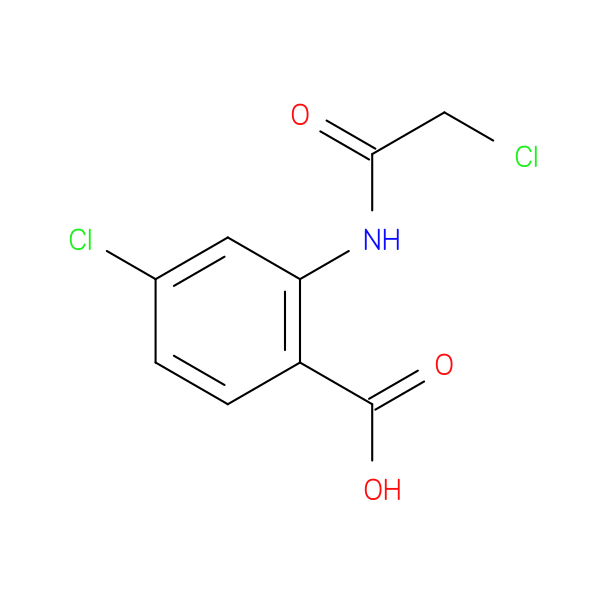 4-chloro-2-(2-chloroacetamido)benzoic acid