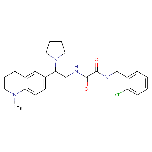 N'-[(2-chlorophenyl)methyl]-N-[2-(1-methyl-1,2,3,4-tetrahydroquinolin-6-yl)-2-(pyrrolidin-1-yl)ethyl]ethanediamide