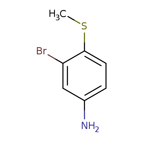 3-bromo-4-(methylsulfanyl)aniline
