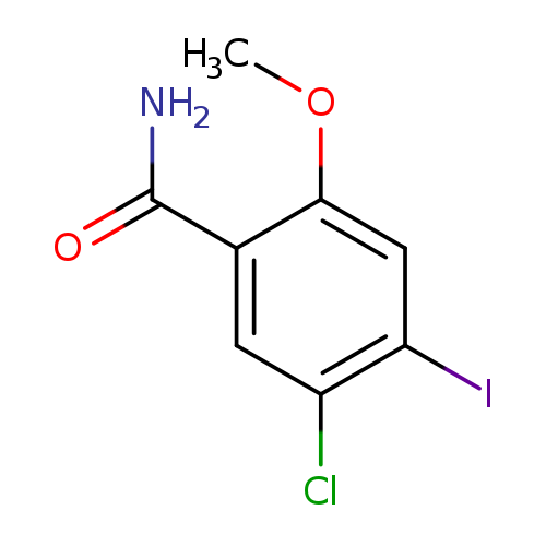 5-Chloro-4-iodo-2-methoxybenzamide