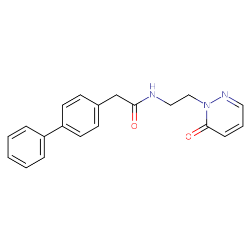 2-{[1,1'-biphenyl]-4-yl}-N-[2-(6-oxo-1,6-dihydropyridazin-1-yl)ethyl]acetamide