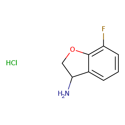 7-fluoro-2,3-dihydro-1-benzofuran-3-aminehydrochloride