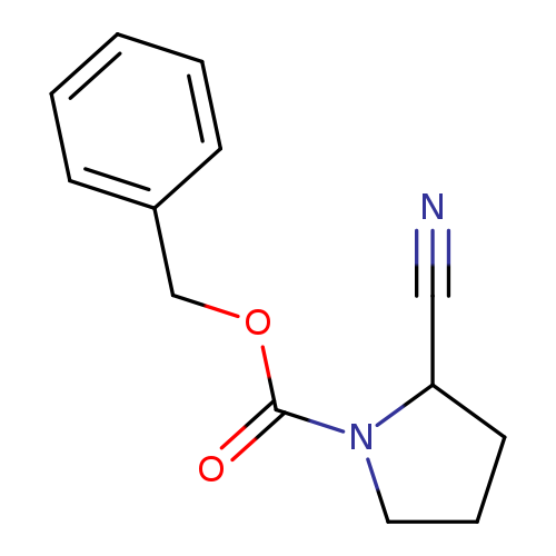 1-Pyrrolidinecarboxylic acid, 2-cyano-, phenylmethyl ester